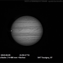 Passage de Io devant Jupiter le 5/3/2015 (4)