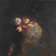 NGC 6334 Nébuleuse de la Patte de Chat