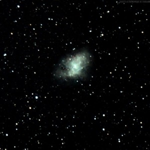 Messier 1 :  nébuleuse du Crabe