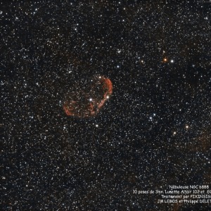 NGC 6888 Nébuleuse du croissant