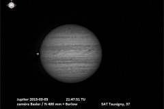 Passage de Io devant Jupiter le 5/3/2015 (2)