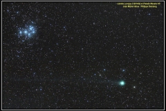 Comète C/2014 Q2  Lovejoy et M45 (Pléiades)