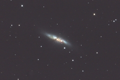 Super novae dans la galaxie Messier 82
