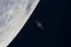 Eclipse de Saturne par la lune (sortie)