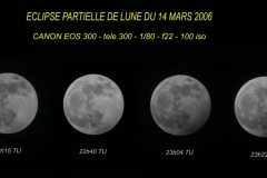 Eclipse partielle de lune 14 mars 2006