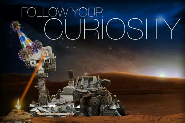 Joyeux anniversaire Curiosity.